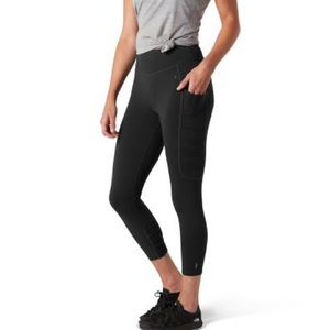 NWOT  Smartwool Highwaisted Moto Crop Leggings